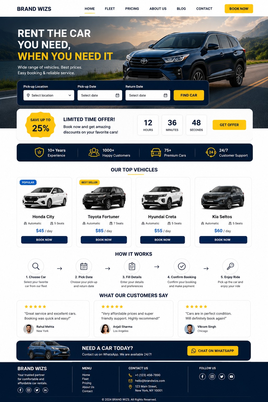 Car Rental Booking Platform